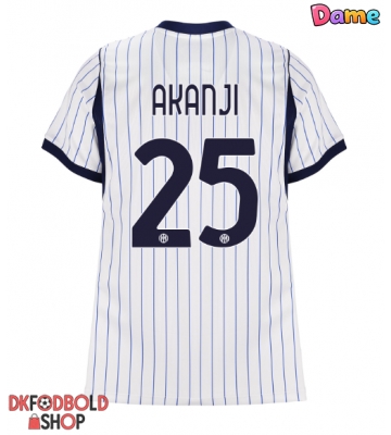 Inter Milan Manuel Akanji #25 Udebanetrøje Dame 2026-27 Kort ærmer Inter Milan Manuel Akanji #25 Udebanetrøje Dame 2026-27 Kort ærmer
